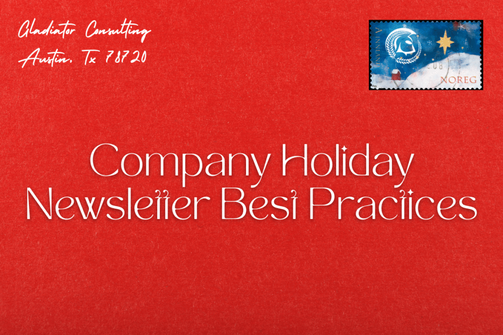 Company Holiday Newsletter Best Practices